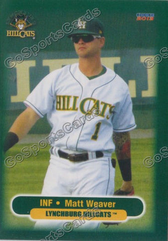 2013 Lynchburg Hillcats Matt Weaver