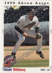2008 Akron Aeros Matt Whitney