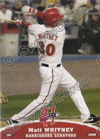 2009 Harrisburg Senators Matt Whitney