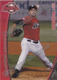 2012 Birmingham Barons Matt Wickswat