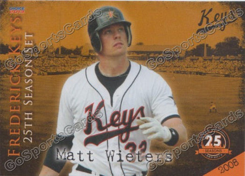 2013 Frederick Keys 25 Anniversary Matt Wieters
