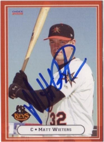 Matt Wieters 2008 Frederick Keys (Autograph)