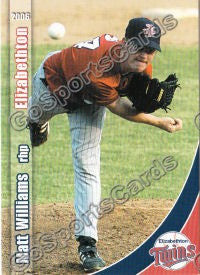 2006 Elizabethton Twins Matt Williams