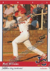 2011 Johnson City Cardinals Matt Williams