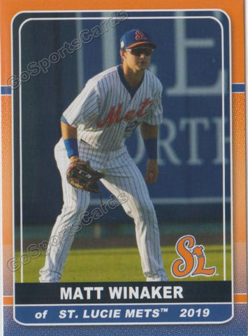 2019 St Lucie Mets Matt Winaker