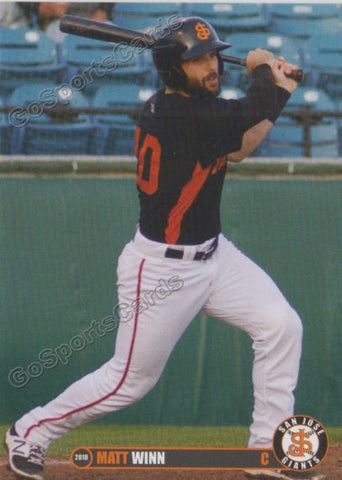 2018 San Jose Giants Matt Winn