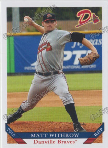 2015 Danville Braves Matt Withrow
