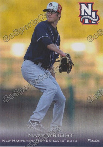 2013 New Hampshire Fisher Cats Matt Wright