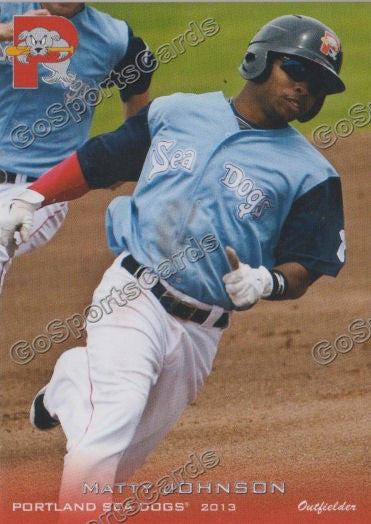 2013 Portland Sea Dogs Matty Johnson