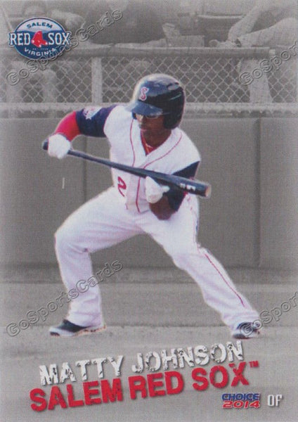 2014 Salem Red Sox Matty Johnson