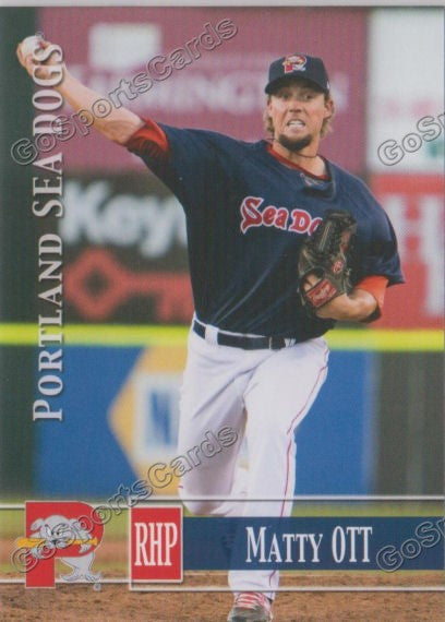 2014 Portland Sea Dogs Matty Ott