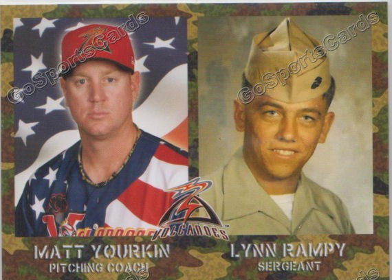 2014 Salem Keizer Volcanoes Military SGA Matt Yourkin