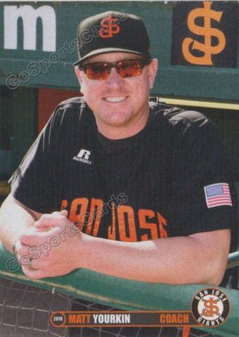 2018 San Jose Giants Matt Yourkin