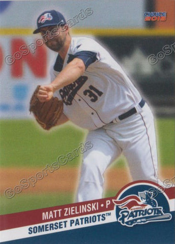 2015 Somerset Patriots Matt Zielinski