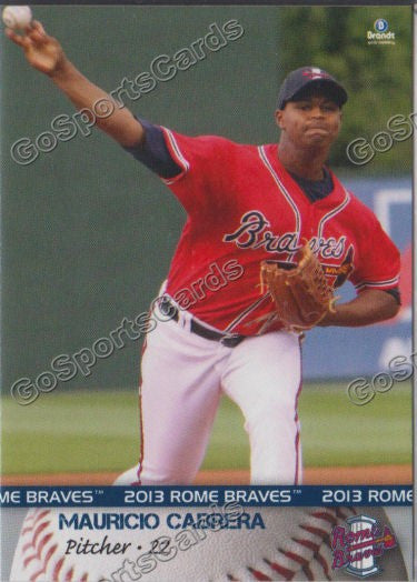2013 Rome Braves Mauricio Cabrera