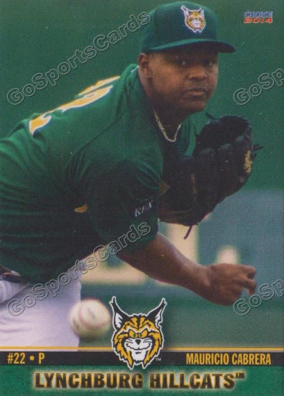 2014 Lynchburg HillCats Mauricio Cabrera