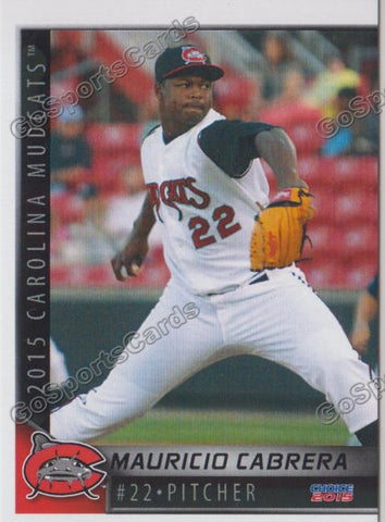 2015 Carolina MudCats Mauricio Cabrera
