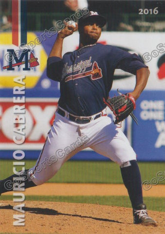 2016 Mississippi Braves Mauricio Cabrera