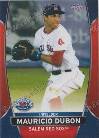 2016 Salem Red Sox Mauricio Dubon