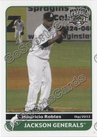 2012 Jackson Generals Mauricio Robles
