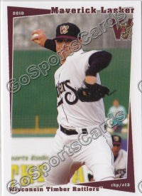 2010 Wisconsin Timber Rattlers Maverick Lasker