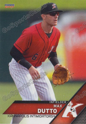 2017 Kannapolis Intimidators Max Dutto
