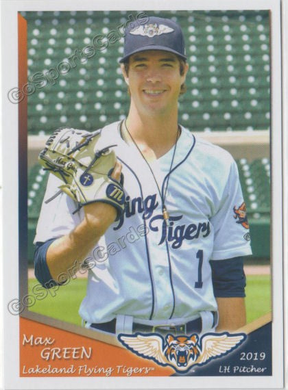 2019 Lakeland Flying Tigers Max Green