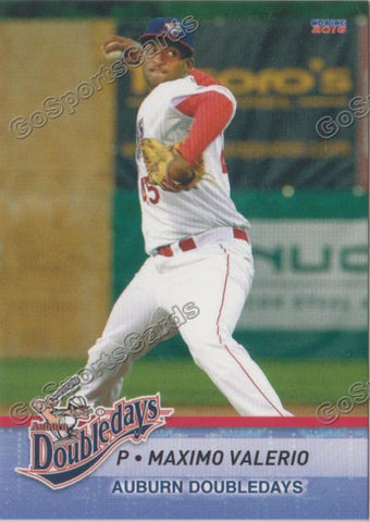 2016 Auburn Doubledays Maximo Valerio