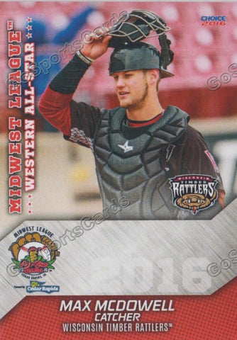 2016 Midwest League All Star R Max McDowell
