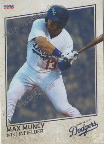 2018 Oklahoma City Dodgers Max Muncy