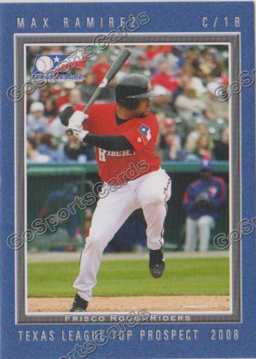2008 Texas League Top Prospects Max Ramirez