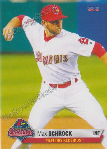 2019 Memphis Redbirds Max Schrock