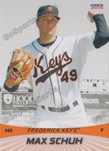 2016 Frederick Keys Max Schuh