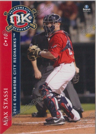 2014 Oklahoma City RedHawks Max Stassi