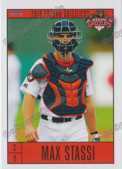 2016 Fresno Grizzlies Max Stassi