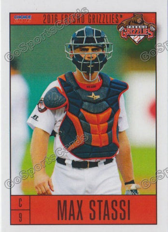 2016 Fresno Grizzlies Max Stassi