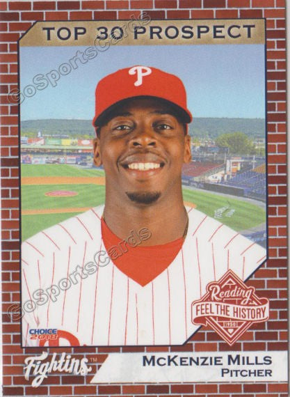 2018 Reading Fightins Top 30 Prospect Mckenzie Mills