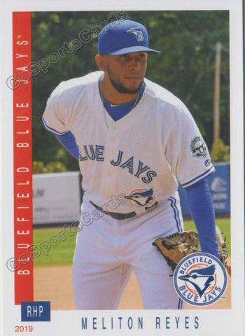 2019 Bluefield Blue Jays Meliton Reyes