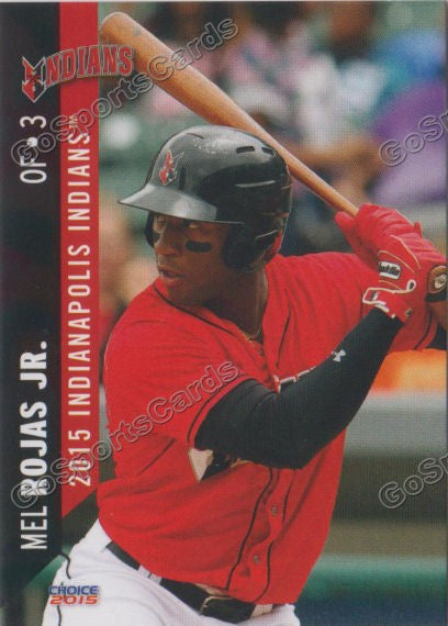 2015 Indianapolis Indians Mel Rojas Jr