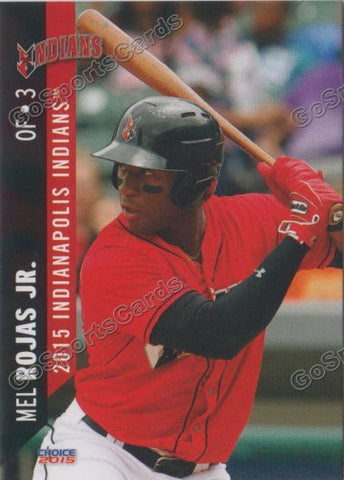 2015 Indianapolis Indians Mel Rojas Jr