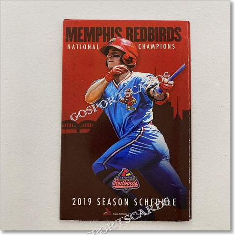 2019 Memphis Redbirds Pocket Schedule