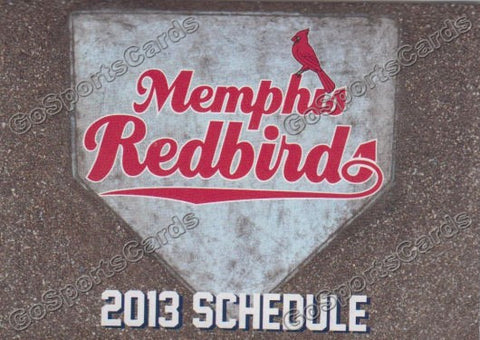 2013 Memphis Redbirds Pocket Schedule