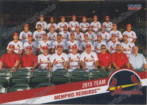 2015 Memphis Redbirds Team Photo Checklist