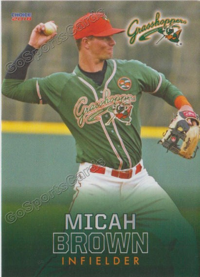 2018 Greensboro Grasshoppers Micah Brown