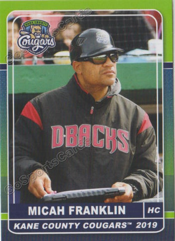 2019 Kane County Cougars Micah Franklin