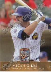 2011 MidWest League All Star West Micah Gibbs