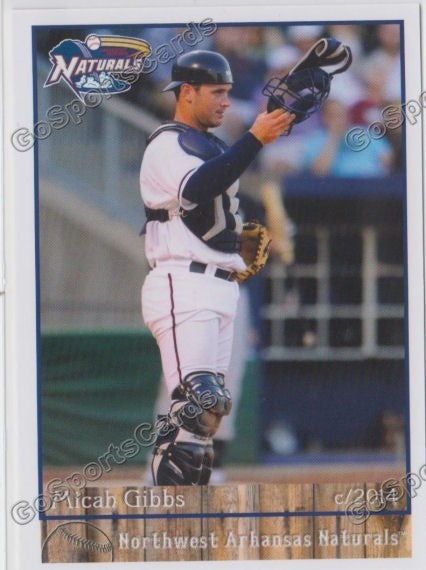 2014 Northwest Arkansas Naturals Micah Gibbs