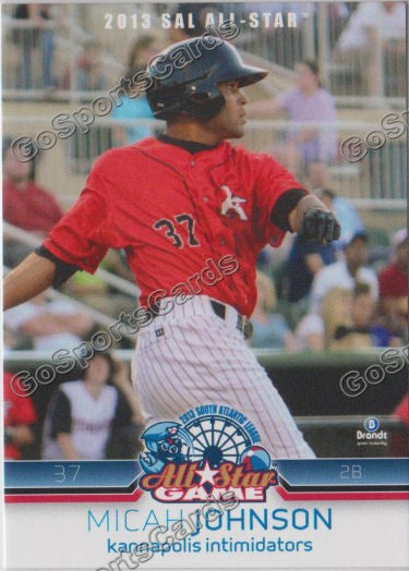 2013 South Atlantic League All Star SAL ND Micah Johnson