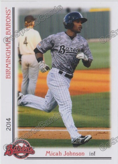2014 Birmingham Barons Micah Johnson