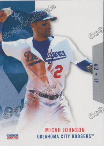 2016 Oklahoma City Dodgers Micah Johnson